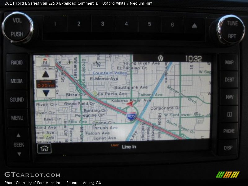 Oxford White / Medium Flint 2011 Ford E Series Van E250 Extended Commercial