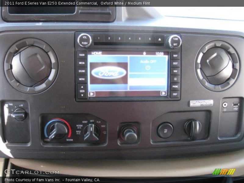 Oxford White / Medium Flint 2011 Ford E Series Van E250 Extended Commercial