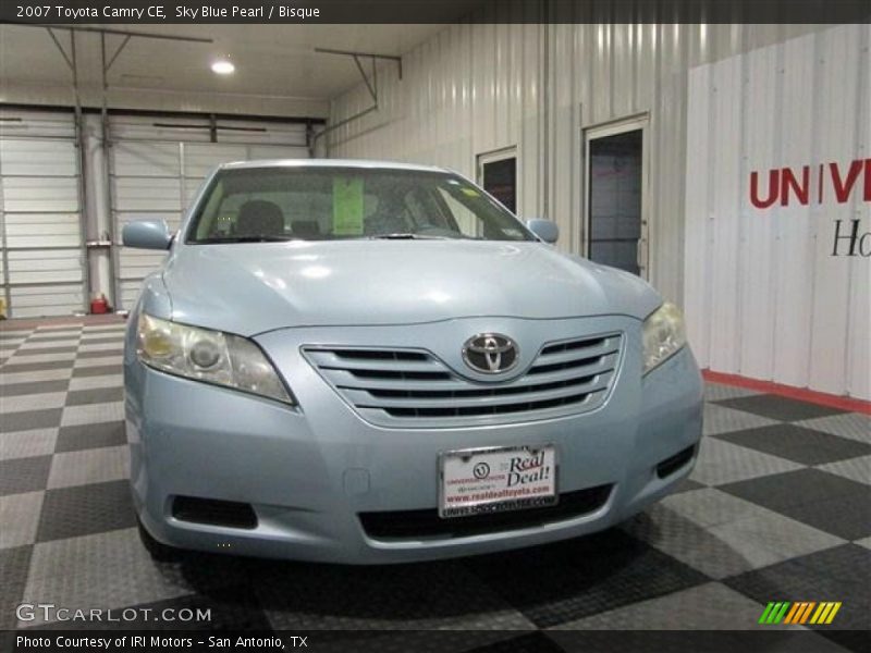 Sky Blue Pearl / Bisque 2007 Toyota Camry CE