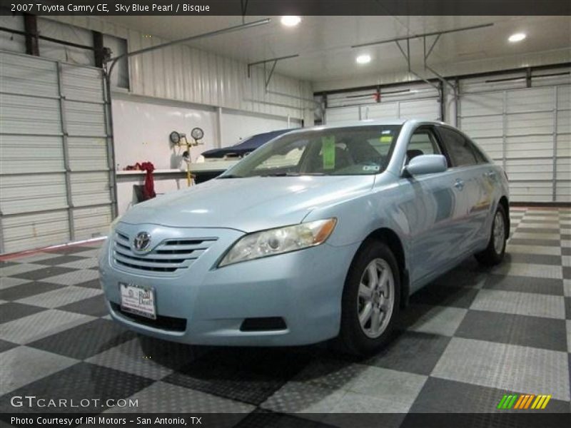 Sky Blue Pearl / Bisque 2007 Toyota Camry CE