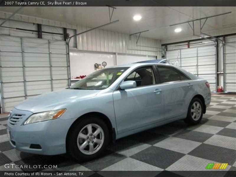 Sky Blue Pearl / Bisque 2007 Toyota Camry CE