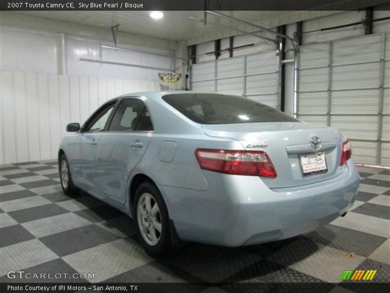 Sky Blue Pearl / Bisque 2007 Toyota Camry CE