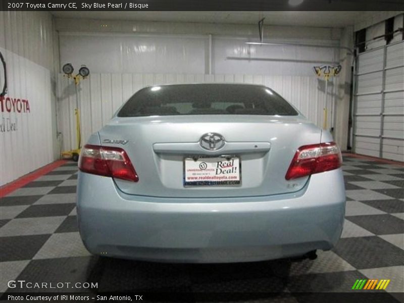 Sky Blue Pearl / Bisque 2007 Toyota Camry CE