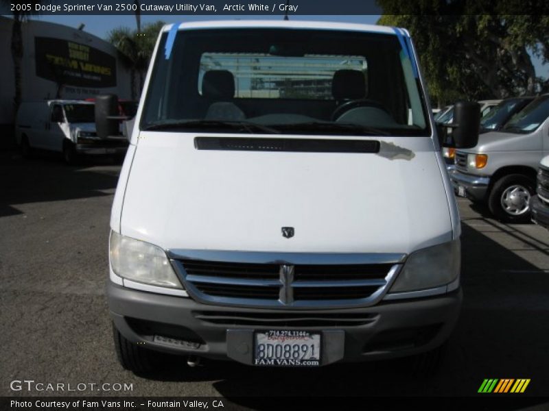 Arctic White / Gray 2005 Dodge Sprinter Van 2500 Cutaway Utility Van