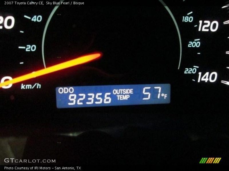 Sky Blue Pearl / Bisque 2007 Toyota Camry CE