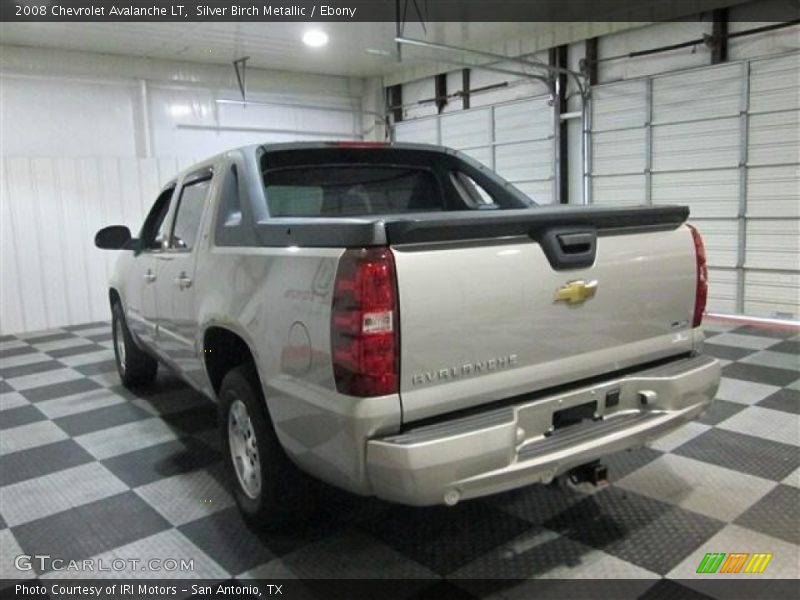 Silver Birch Metallic / Ebony 2008 Chevrolet Avalanche LT