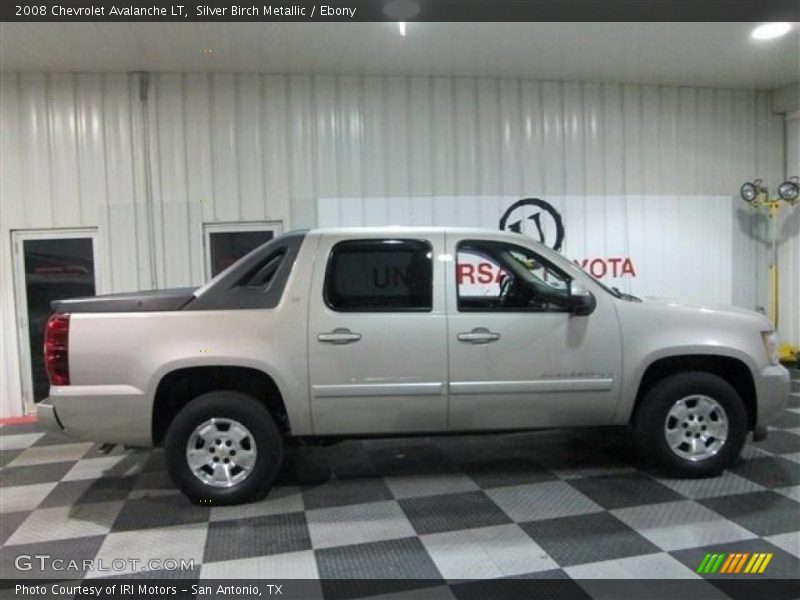 Silver Birch Metallic / Ebony 2008 Chevrolet Avalanche LT