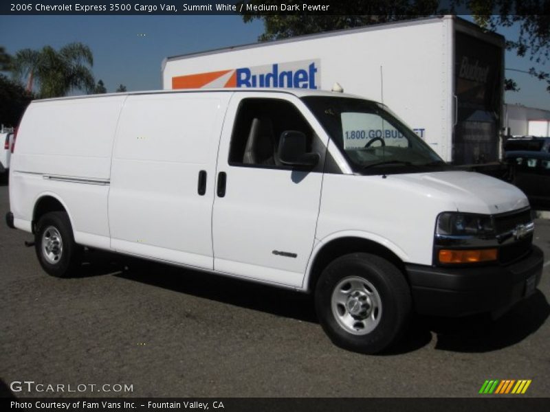 Summit White / Medium Dark Pewter 2006 Chevrolet Express 3500 Cargo Van