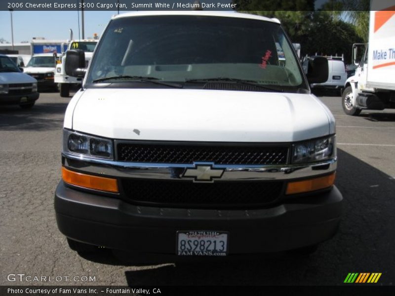 Summit White / Medium Dark Pewter 2006 Chevrolet Express 3500 Cargo Van