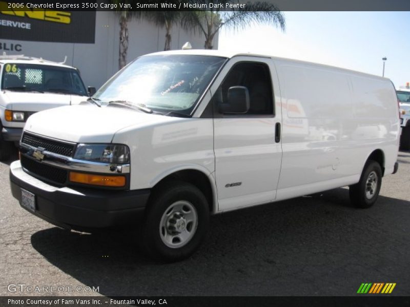 Summit White / Medium Dark Pewter 2006 Chevrolet Express 3500 Cargo Van