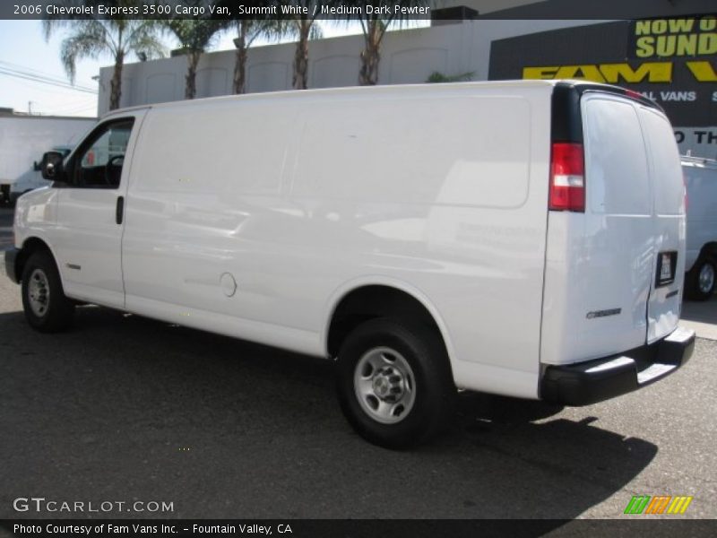 Summit White / Medium Dark Pewter 2006 Chevrolet Express 3500 Cargo Van