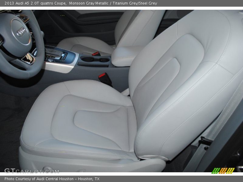 Monsoon Gray Metallic / Titanium Grey/Steel Grey 2013 Audi A5 2.0T quattro Coupe