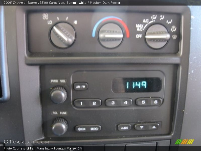 Summit White / Medium Dark Pewter 2006 Chevrolet Express 3500 Cargo Van