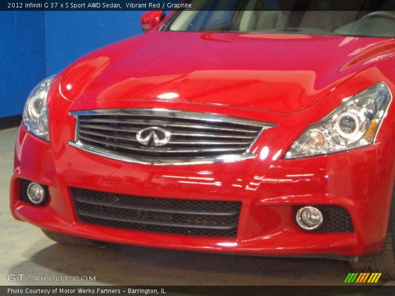 Vibrant Red / Graphite 2012 Infiniti G 37 x S Sport AWD Sedan