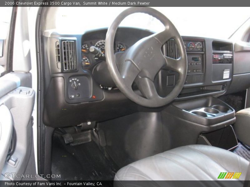 Summit White / Medium Dark Pewter 2006 Chevrolet Express 3500 Cargo Van