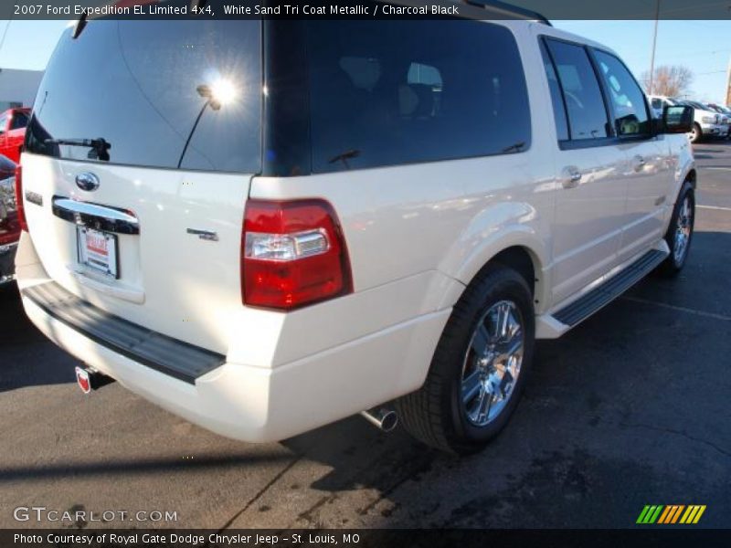 White Sand Tri Coat Metallic / Charcoal Black 2007 Ford Expedition EL Limited 4x4