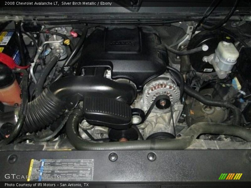 Silver Birch Metallic / Ebony 2008 Chevrolet Avalanche LT