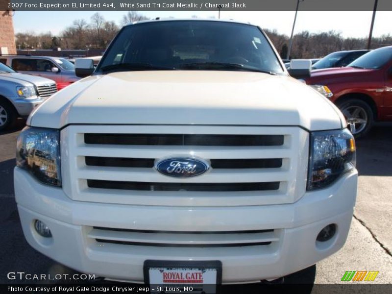 White Sand Tri Coat Metallic / Charcoal Black 2007 Ford Expedition EL Limited 4x4