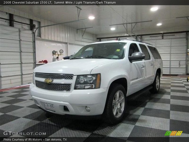 Summit White / Light Titanium/Dark Titanium 2008 Chevrolet Suburban 1500 LT