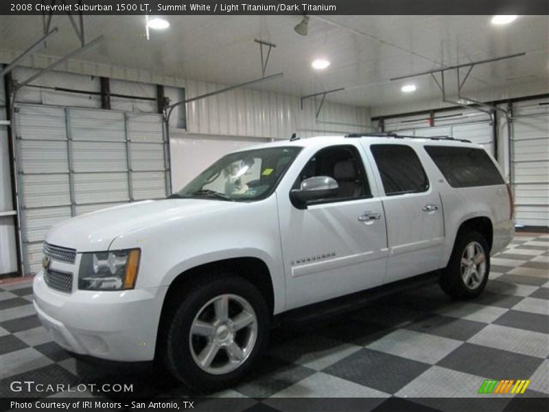 Summit White / Light Titanium/Dark Titanium 2008 Chevrolet Suburban 1500 LT