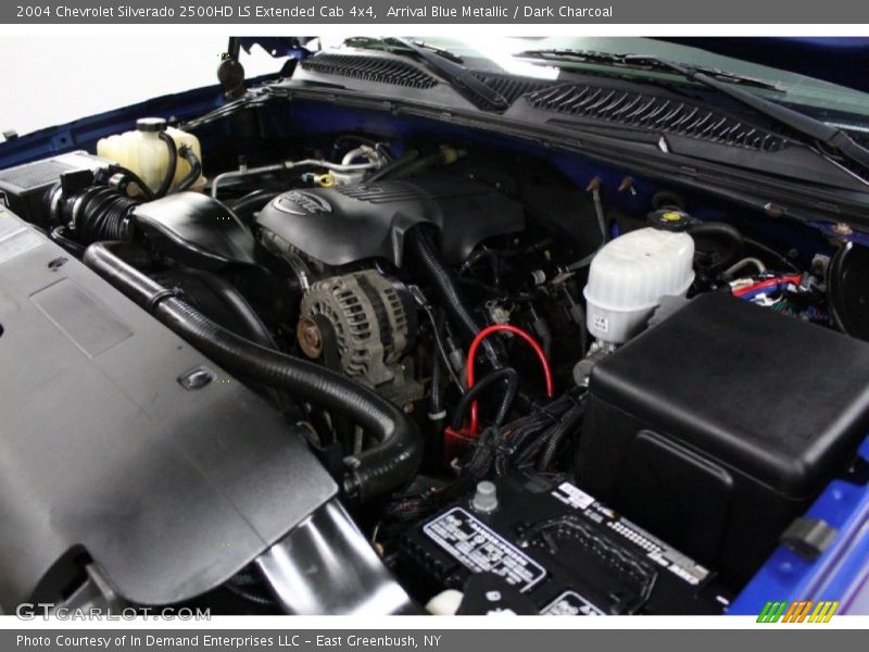 Arrival Blue Metallic / Dark Charcoal 2004 Chevrolet Silverado 2500HD LS Extended Cab 4x4