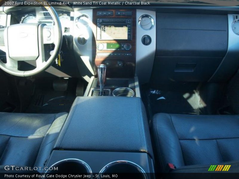 White Sand Tri Coat Metallic / Charcoal Black 2007 Ford Expedition EL Limited 4x4