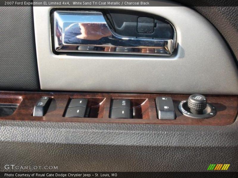 White Sand Tri Coat Metallic / Charcoal Black 2007 Ford Expedition EL Limited 4x4