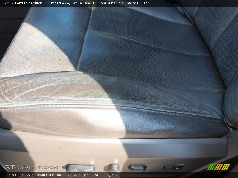 White Sand Tri Coat Metallic / Charcoal Black 2007 Ford Expedition EL Limited 4x4