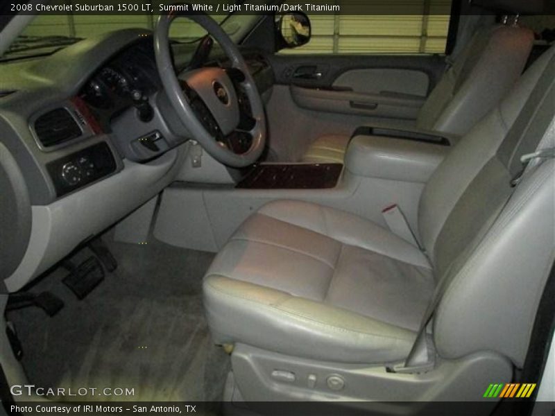 Summit White / Light Titanium/Dark Titanium 2008 Chevrolet Suburban 1500 LT