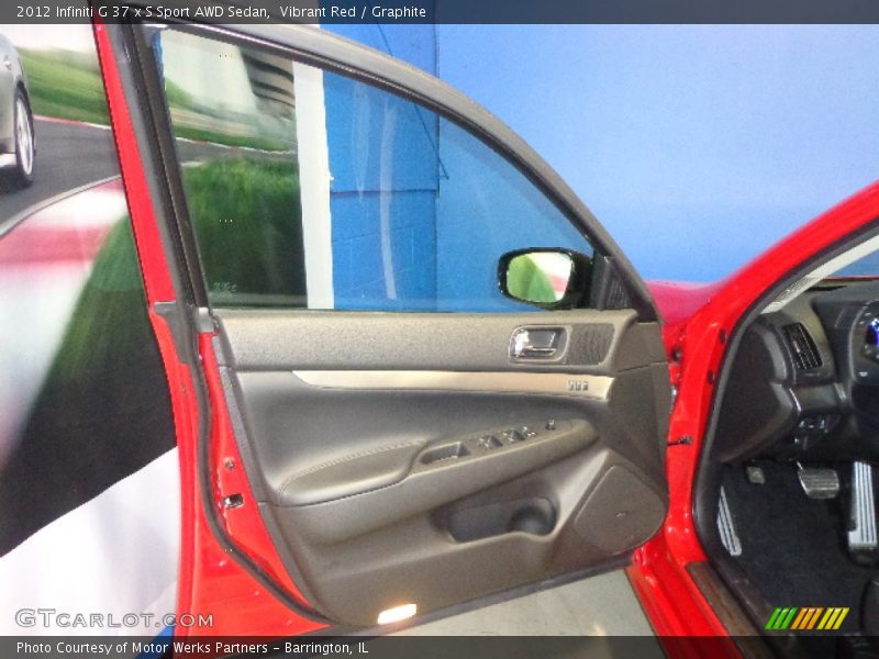 Vibrant Red / Graphite 2012 Infiniti G 37 x S Sport AWD Sedan