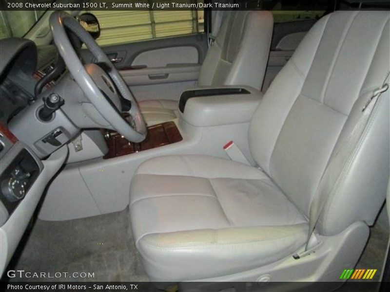 Summit White / Light Titanium/Dark Titanium 2008 Chevrolet Suburban 1500 LT