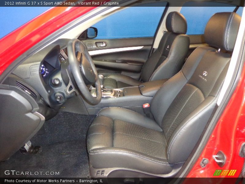 Vibrant Red / Graphite 2012 Infiniti G 37 x S Sport AWD Sedan