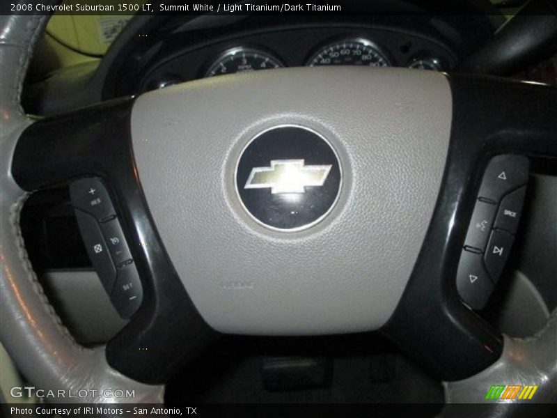 Summit White / Light Titanium/Dark Titanium 2008 Chevrolet Suburban 1500 LT
