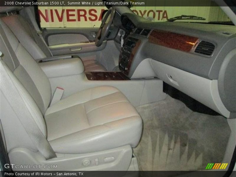Summit White / Light Titanium/Dark Titanium 2008 Chevrolet Suburban 1500 LT