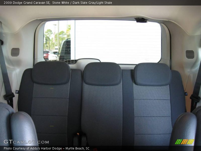 Stone White / Dark Slate Gray/Light Shale 2009 Dodge Grand Caravan SE