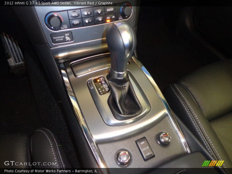 Vibrant Red / Graphite 2012 Infiniti G 37 x S Sport AWD Sedan