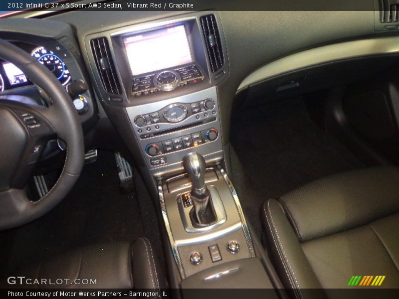 Vibrant Red / Graphite 2012 Infiniti G 37 x S Sport AWD Sedan