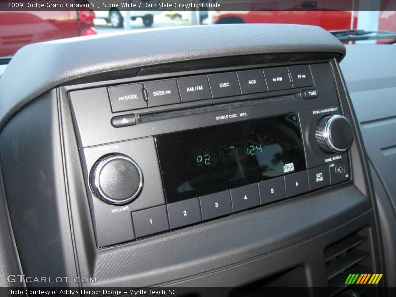 Stone White / Dark Slate Gray/Light Shale 2009 Dodge Grand Caravan SE