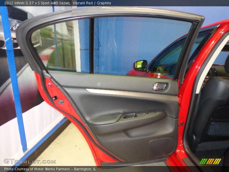 Vibrant Red / Graphite 2012 Infiniti G 37 x S Sport AWD Sedan