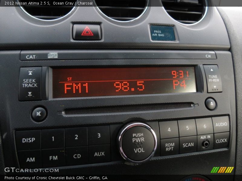 Ocean Gray / Charcoal 2012 Nissan Altima 2.5 S