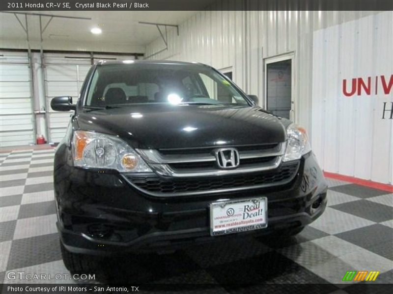 Crystal Black Pearl / Black 2011 Honda CR-V SE