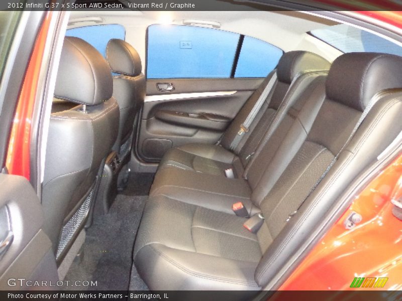 Vibrant Red / Graphite 2012 Infiniti G 37 x S Sport AWD Sedan