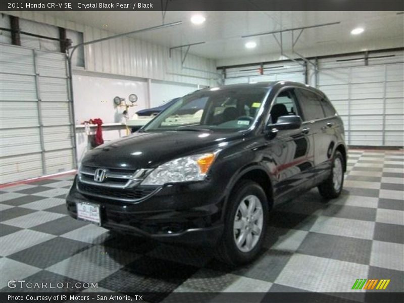 Crystal Black Pearl / Black 2011 Honda CR-V SE