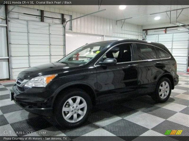 Crystal Black Pearl / Black 2011 Honda CR-V SE
