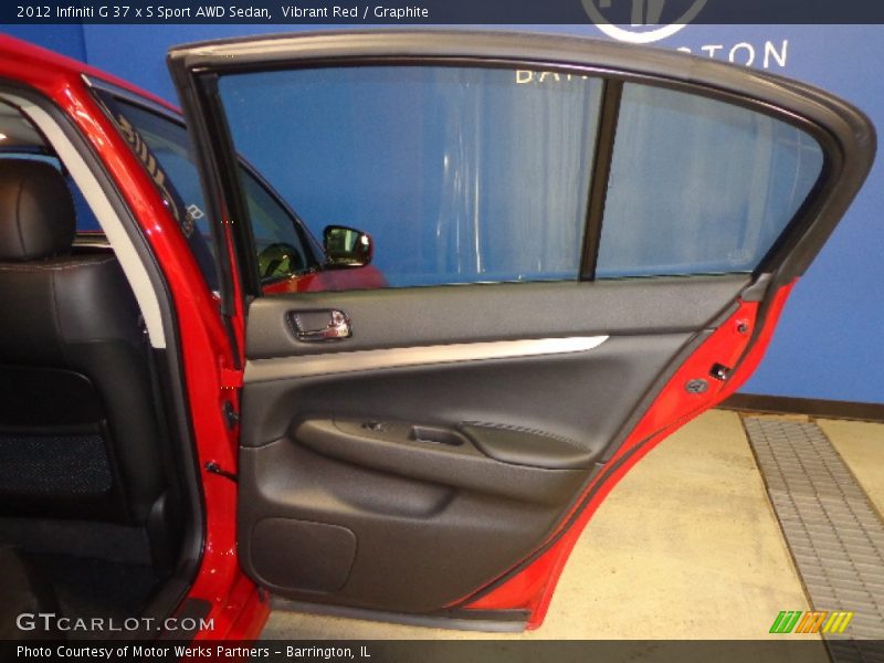 Vibrant Red / Graphite 2012 Infiniti G 37 x S Sport AWD Sedan