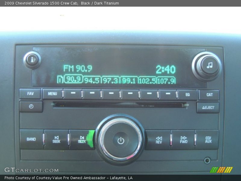 Black / Dark Titanium 2009 Chevrolet Silverado 1500 Crew Cab