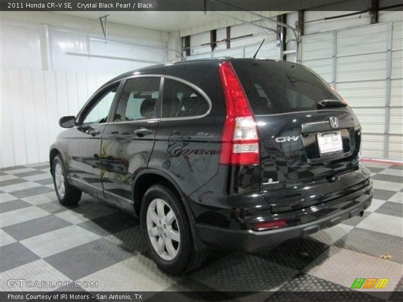 Crystal Black Pearl / Black 2011 Honda CR-V SE