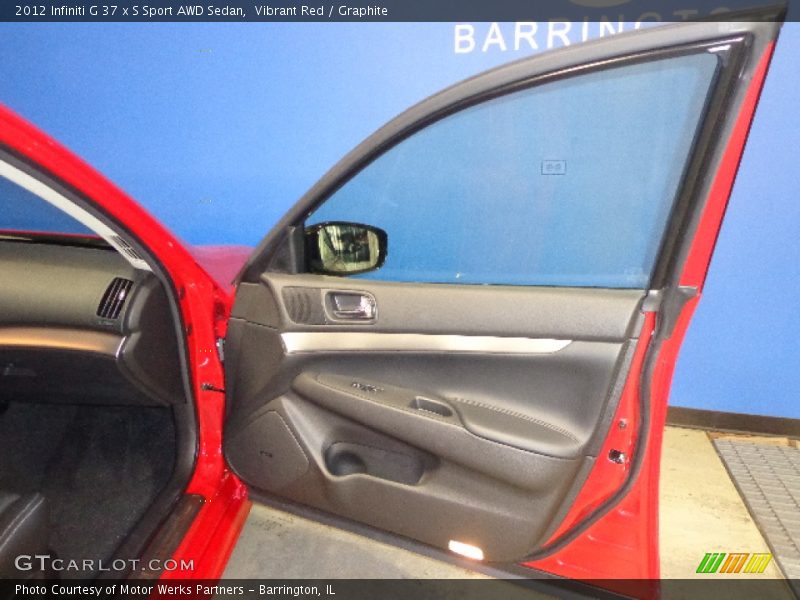Vibrant Red / Graphite 2012 Infiniti G 37 x S Sport AWD Sedan