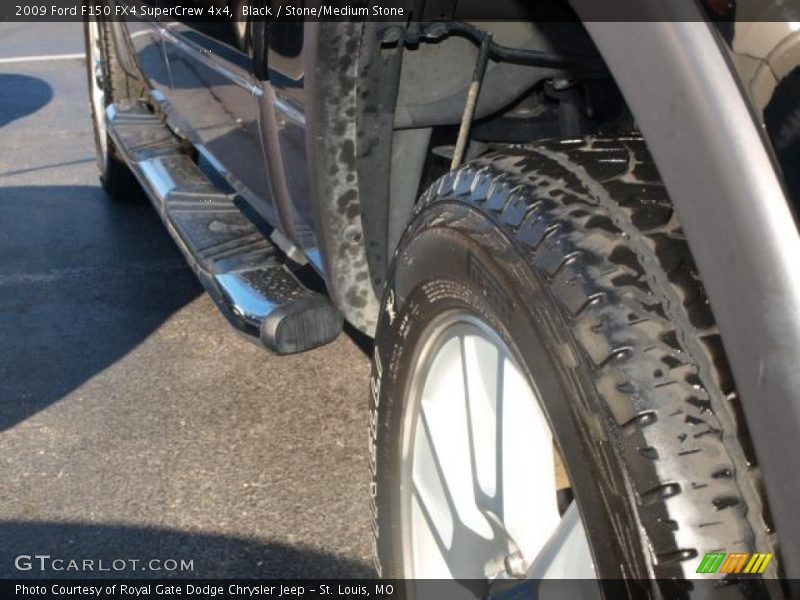 Black / Stone/Medium Stone 2009 Ford F150 FX4 SuperCrew 4x4