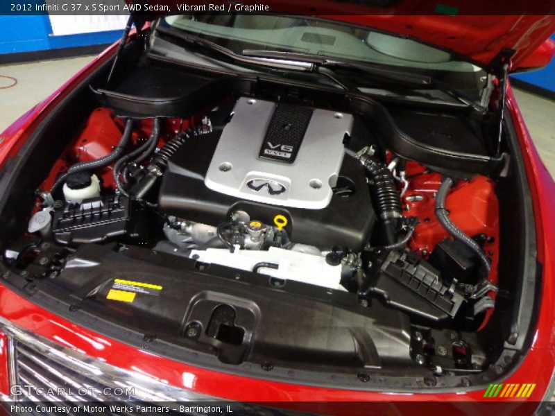 Vibrant Red / Graphite 2012 Infiniti G 37 x S Sport AWD Sedan